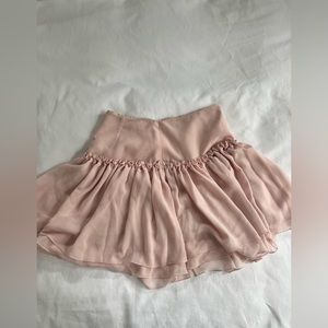 Banana Republic pink flowy spring/summer skirt
